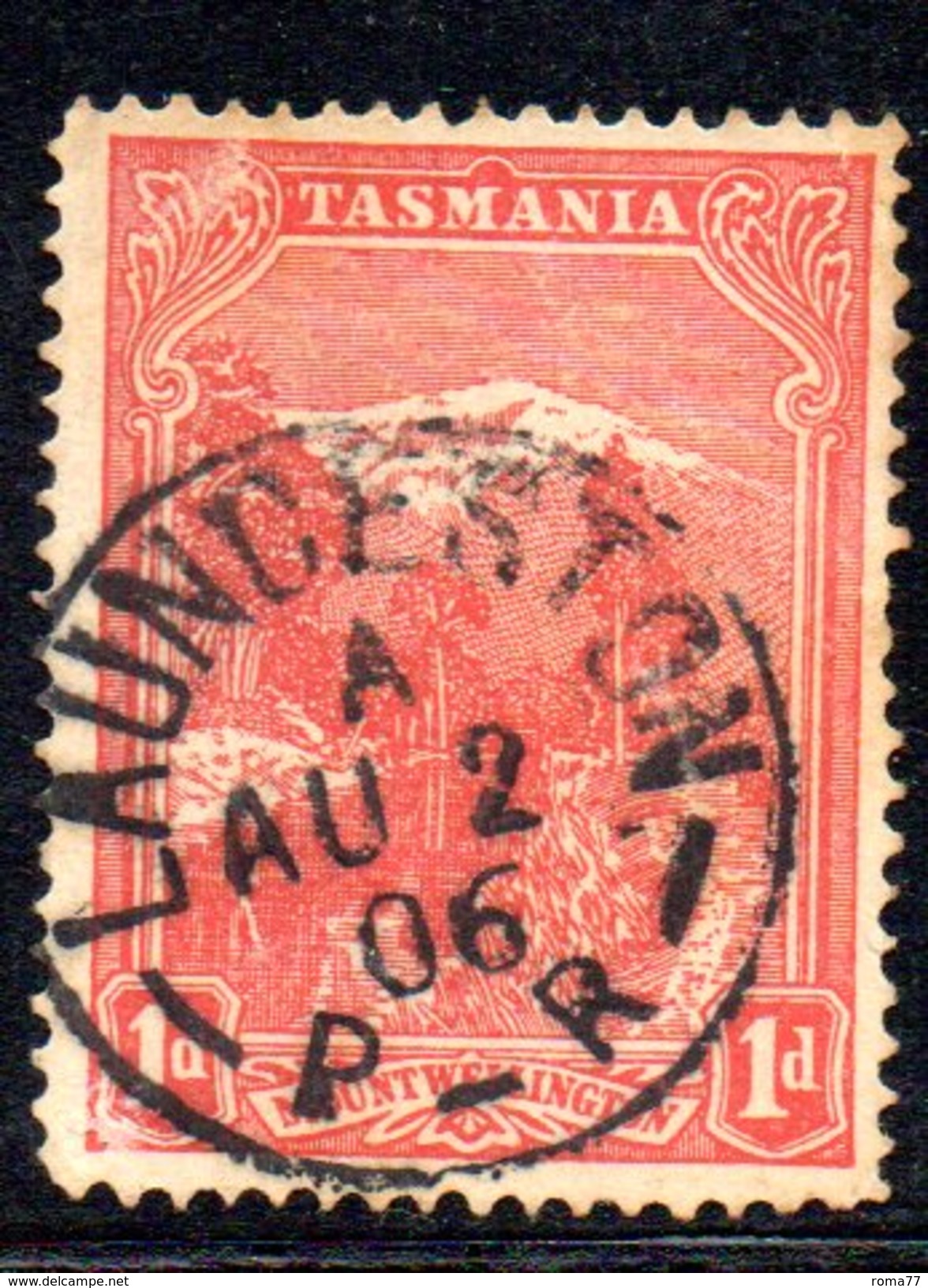 Xp2171 - TASMANIA 1 Pence Wmk  Crown On A Used - Used Stamps