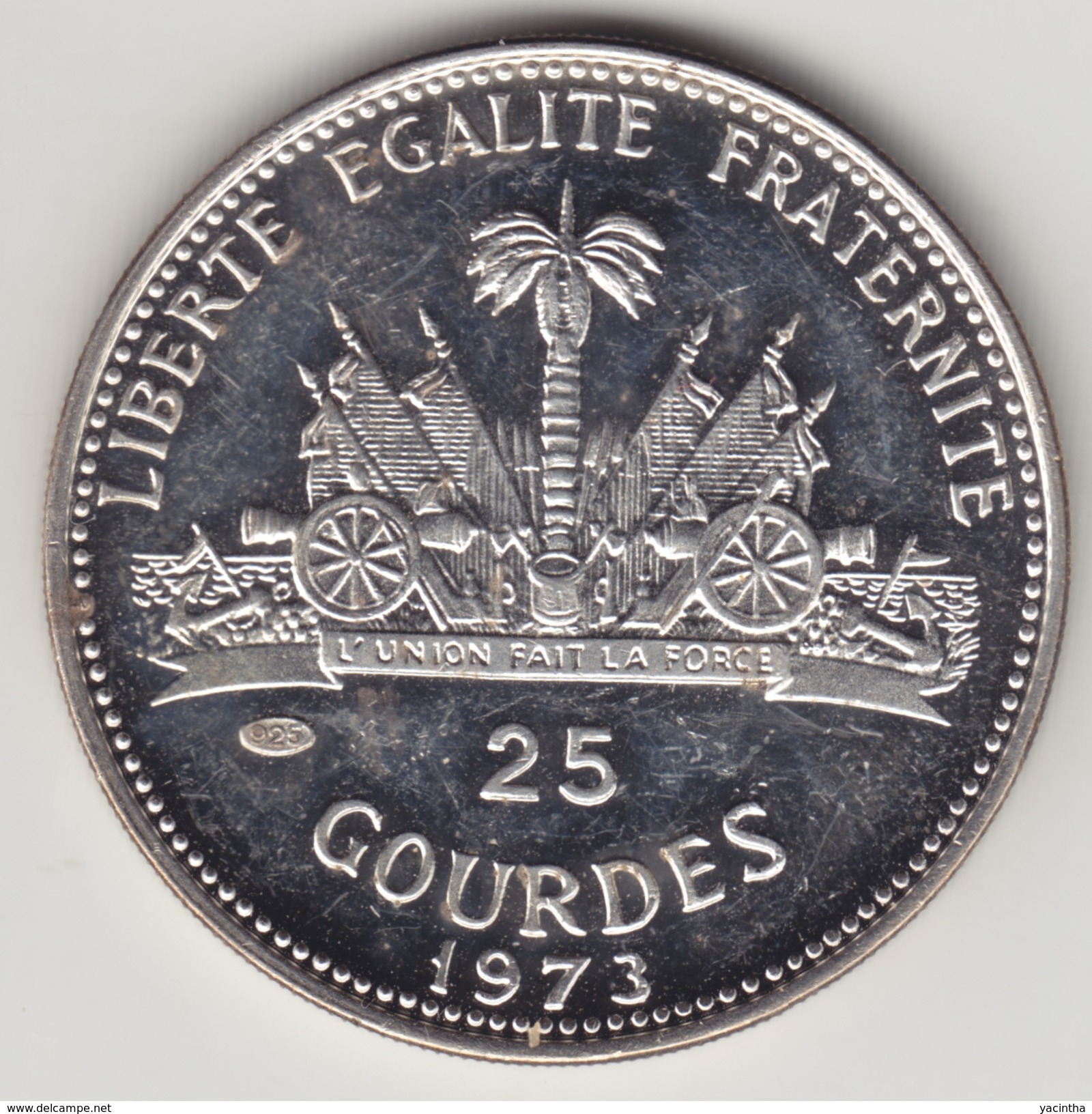 @Y@    Haiti  25 Gourdes  1973  ( 4561 ) - Haïti