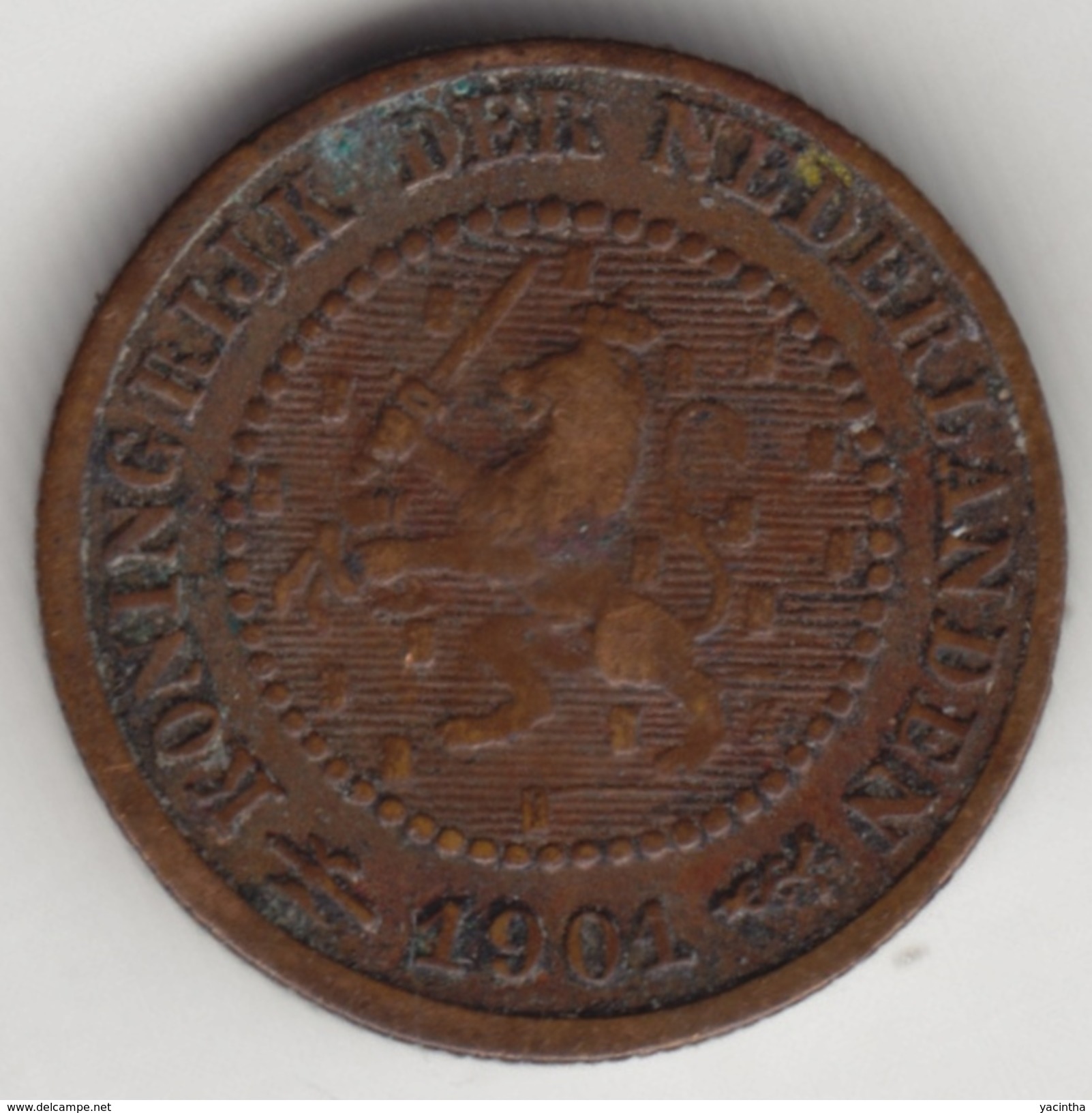 @Y@    Nederland  1/2 Cent   1901  ( 4563 ) - 0.5 Cent