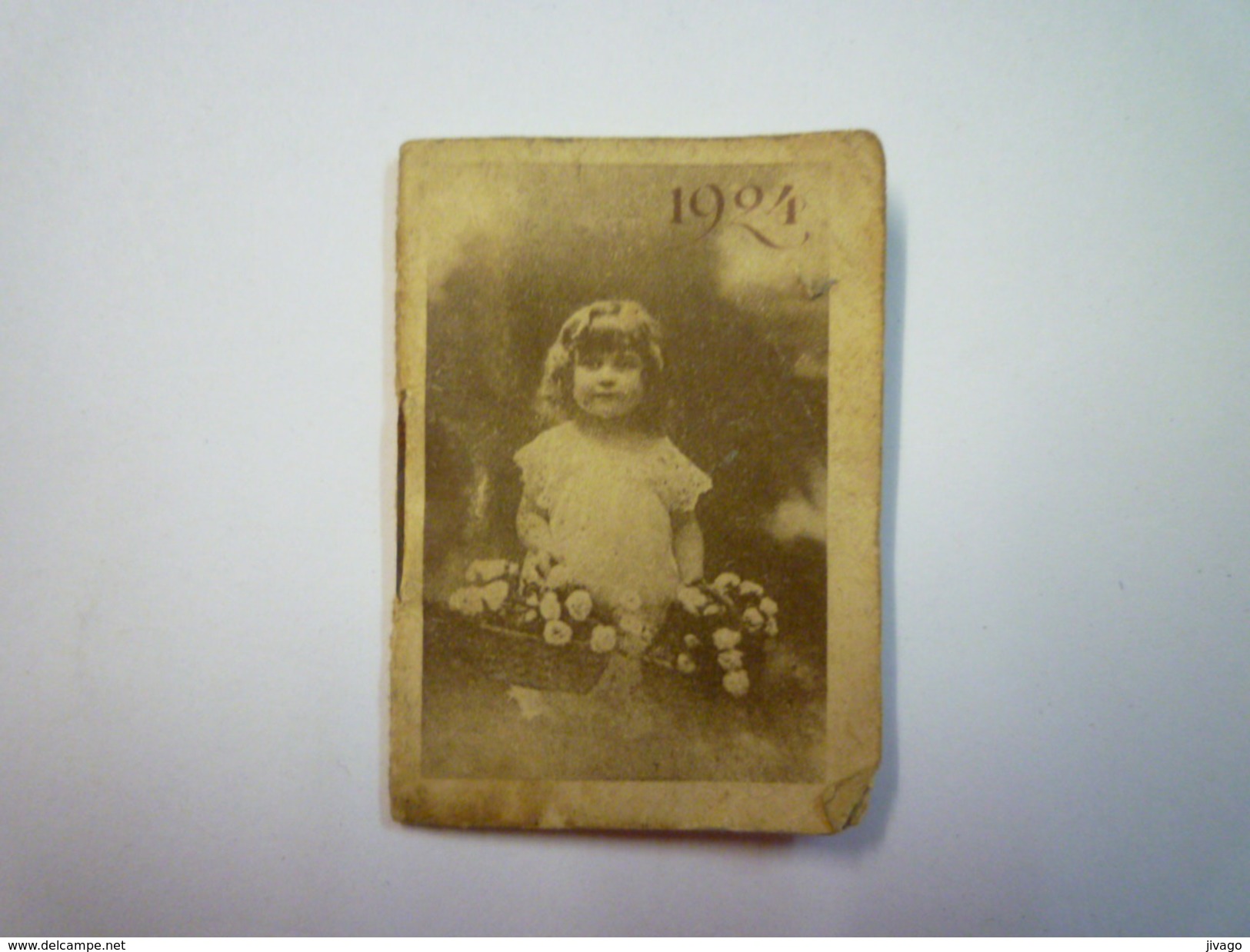 Joli  PETIT CALENDRIER  1924    (format 3,5 X 5cm) - Petit Format : 1921-40