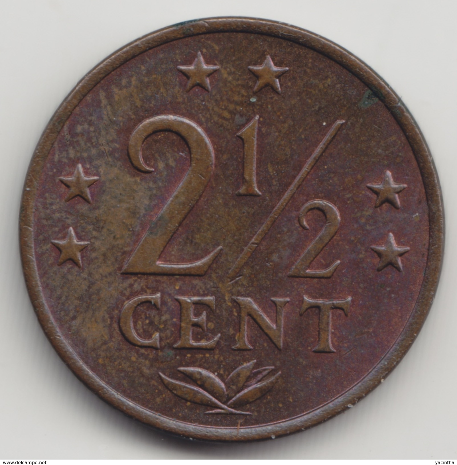 @Y@    Nederlandse Antillen   2 1/2  Cent  1971 ( 4573 ) - Niederländische Antillen