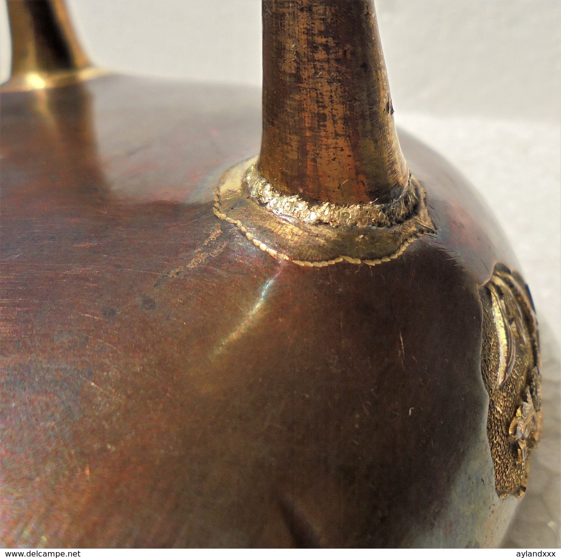 CINA (China): Antique Chinese copper incense burner