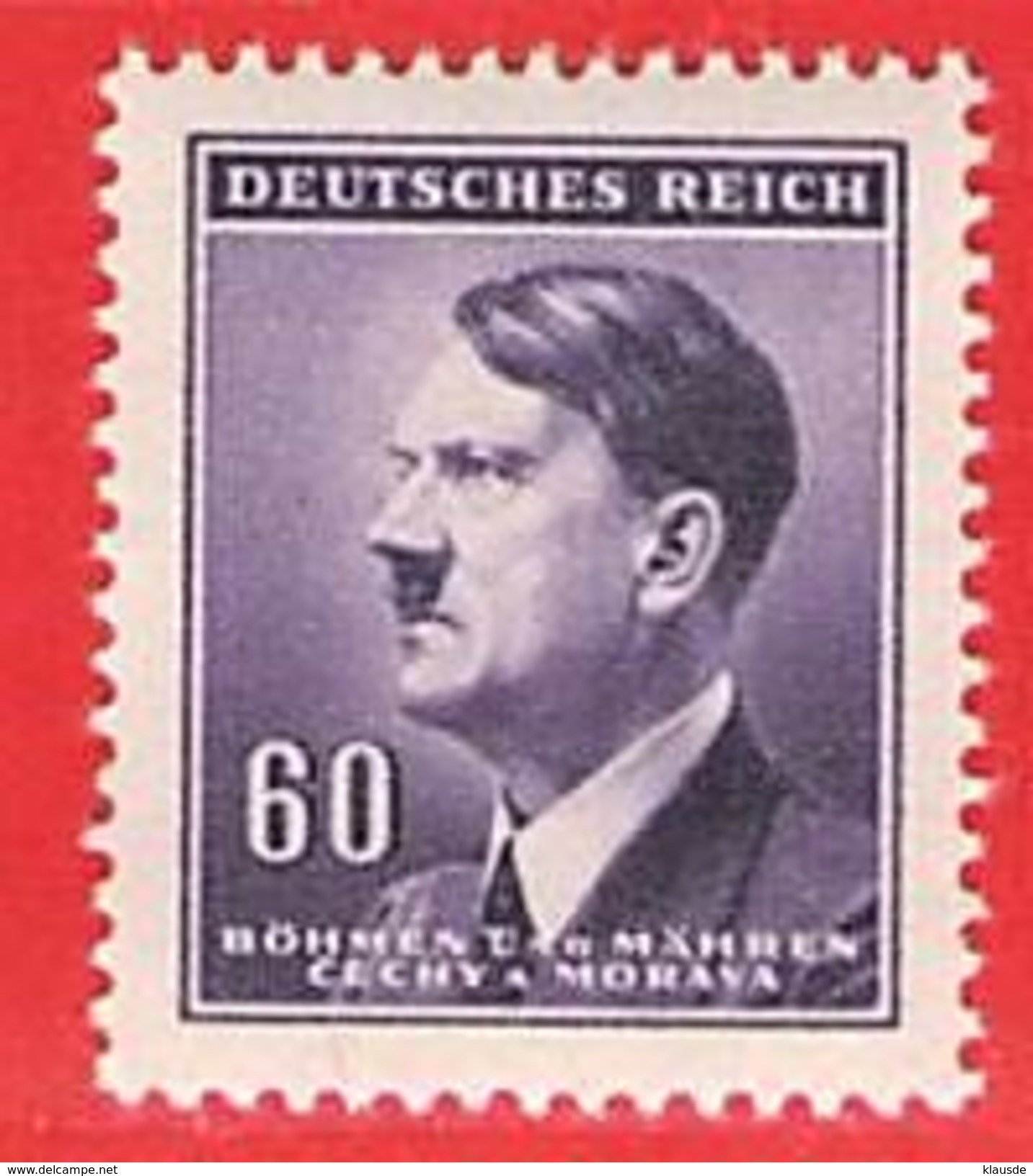 MiNr.93 Xx Deutschland Besetzungsausgaben II. Weltkrieg Böhmen Und Mähren - Unused Stamps