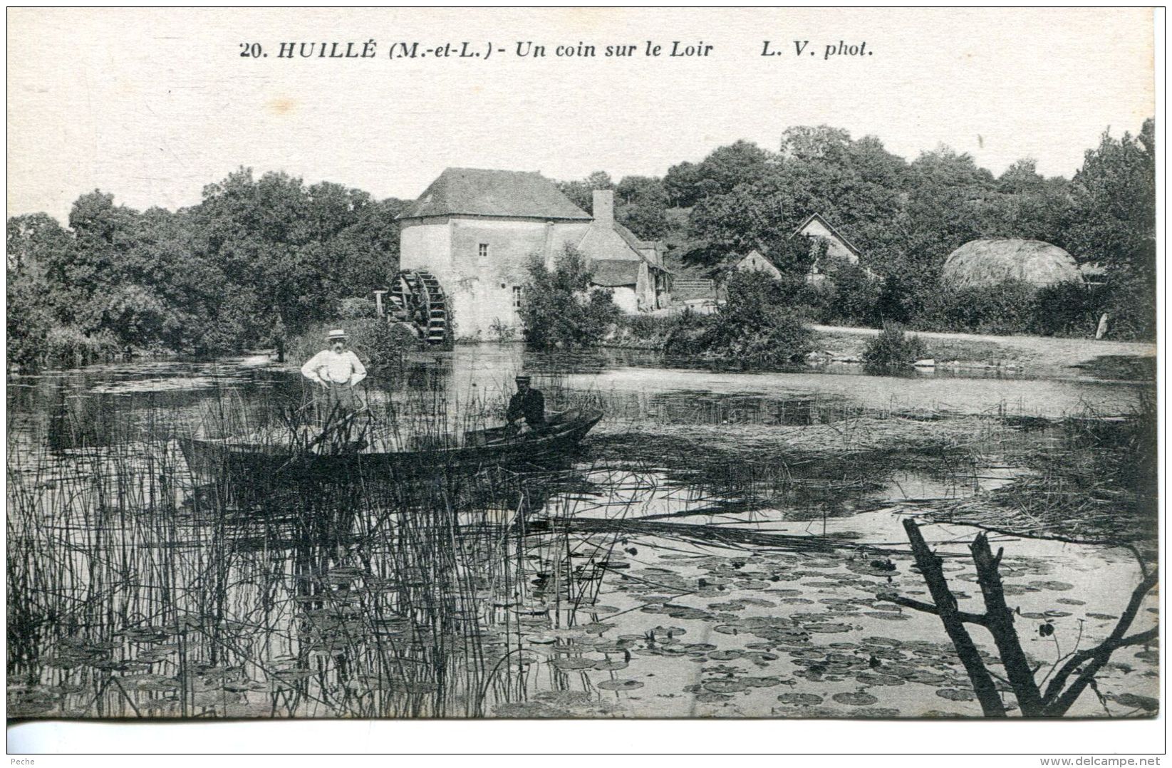 N°31802 -cpa Huillé -un Coin Sur Le Loir- - Water Mills