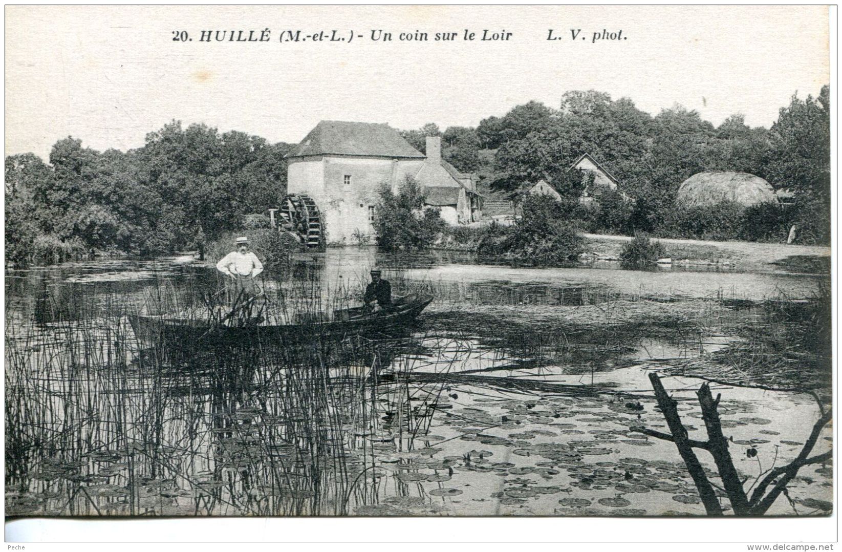 N°31802 -cpa Huillé -un Coin Sur Le Loir- - Watermolens