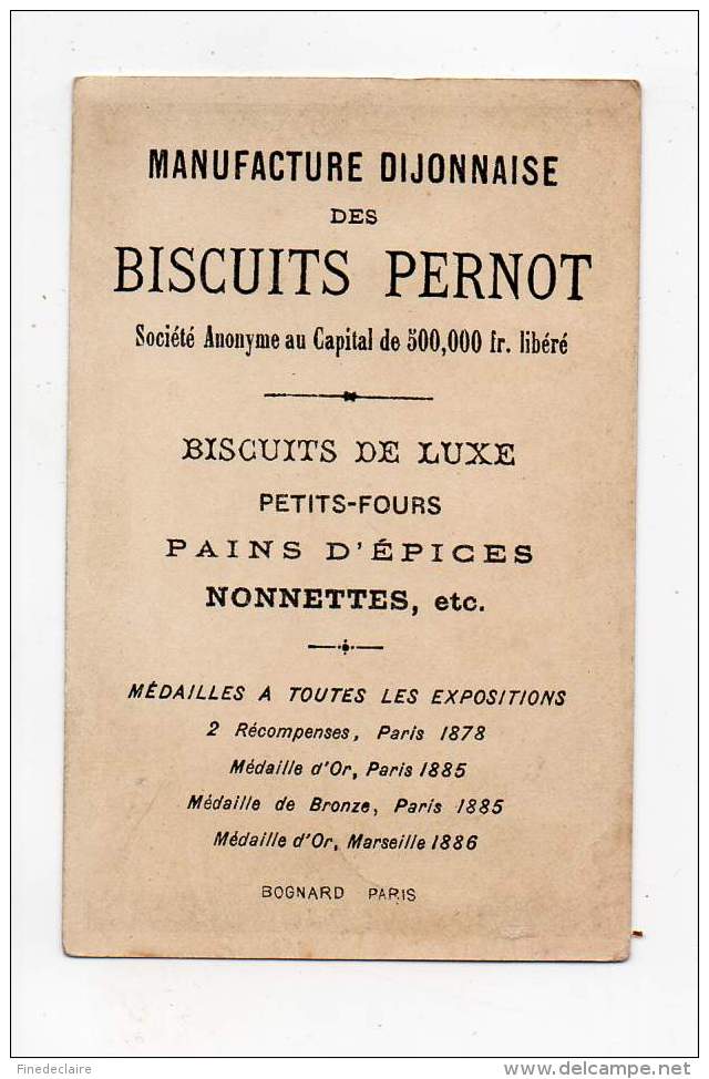 Chromo - Manufacture Dijonnaise Des Biscuits Pernot - Danse Des Cingalais - Pernot