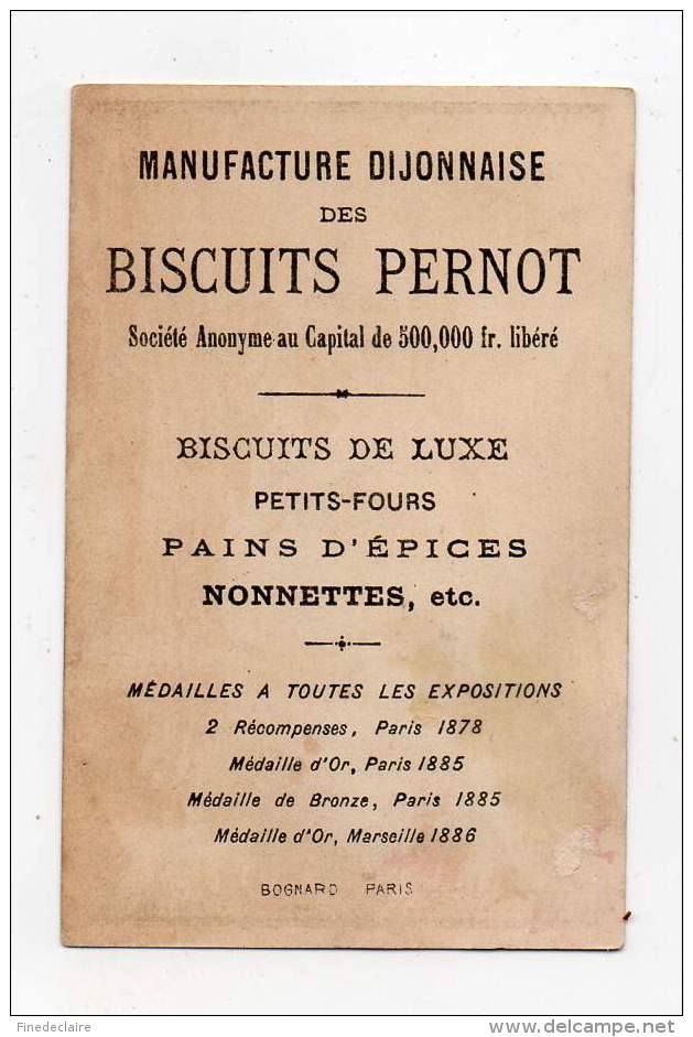 Chromo - Manufacture Dijonnaise Des Biscuits Pernot - Repas De Noce Au Moyen Age - Pernot