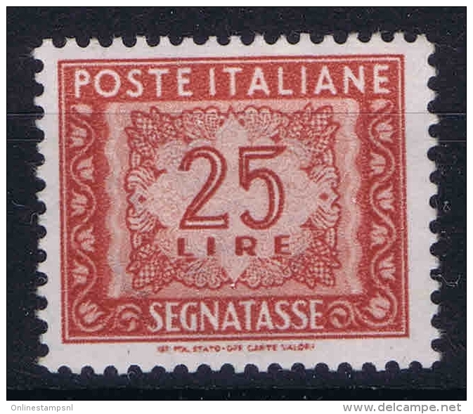 Italia Segnatasse  Sa 107  Mi Nr 84 MNH/**/postfrisch/neuf Sans Charniere - Segnatasse