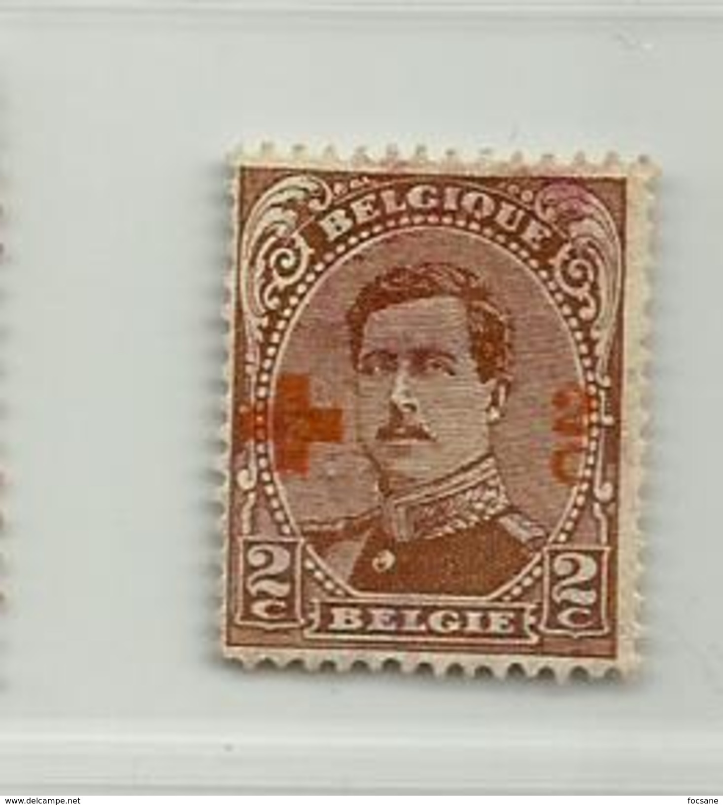 (837) Timbre Belgique Croix-Rouge   N° 151 - 2c + 2c - 1918 Croix-Rouge