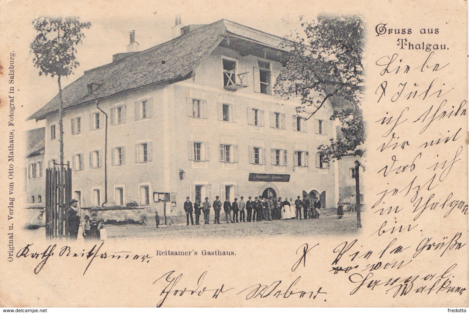 Gruss Aus Thalgau.Reitsamers Gasthaus - Thalgau