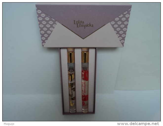 LOLITA LEMPICKA"   COFFRET FORME ENVELOPPE CONTENANT 2  VAPOS DE SAC    VOIR Et LIRE !! - Miniatures Femmes (sans Boite)