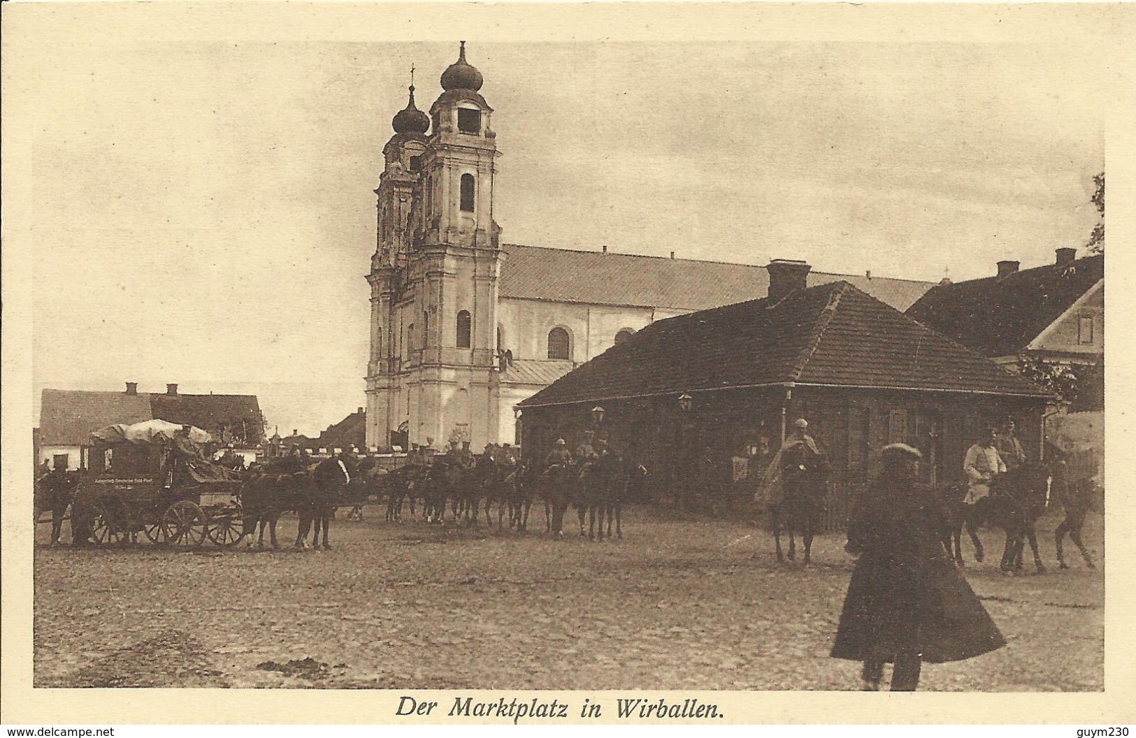 LITUANIE- Région Sdovie- Der Marktplatz In WIRBALLEN - Litauen