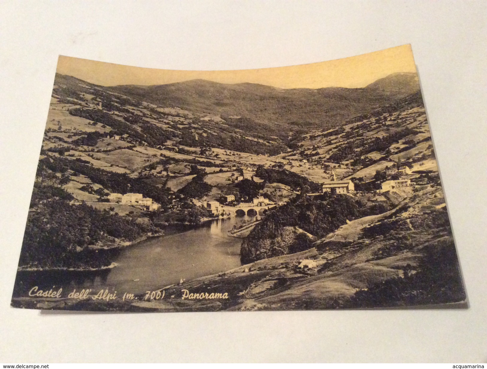 CASTEL DELL'ALPI - Panorama - Cartolina FG BN V 1961 - Autres & Non Classés