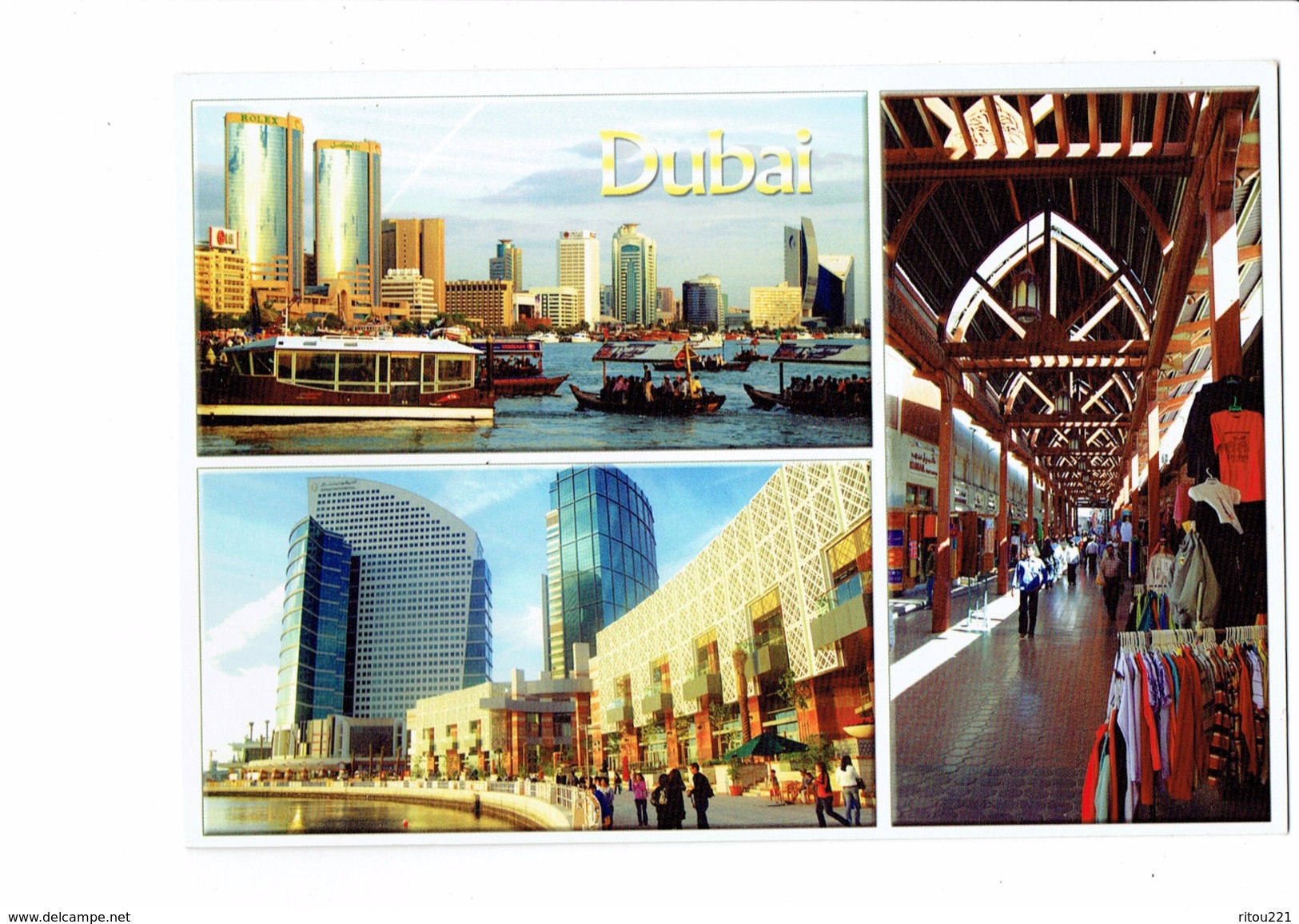 Cpm - DUBAI - United Arab Emirates - N°234 - Awni - Multivues - Tour ROLEX - Dubai