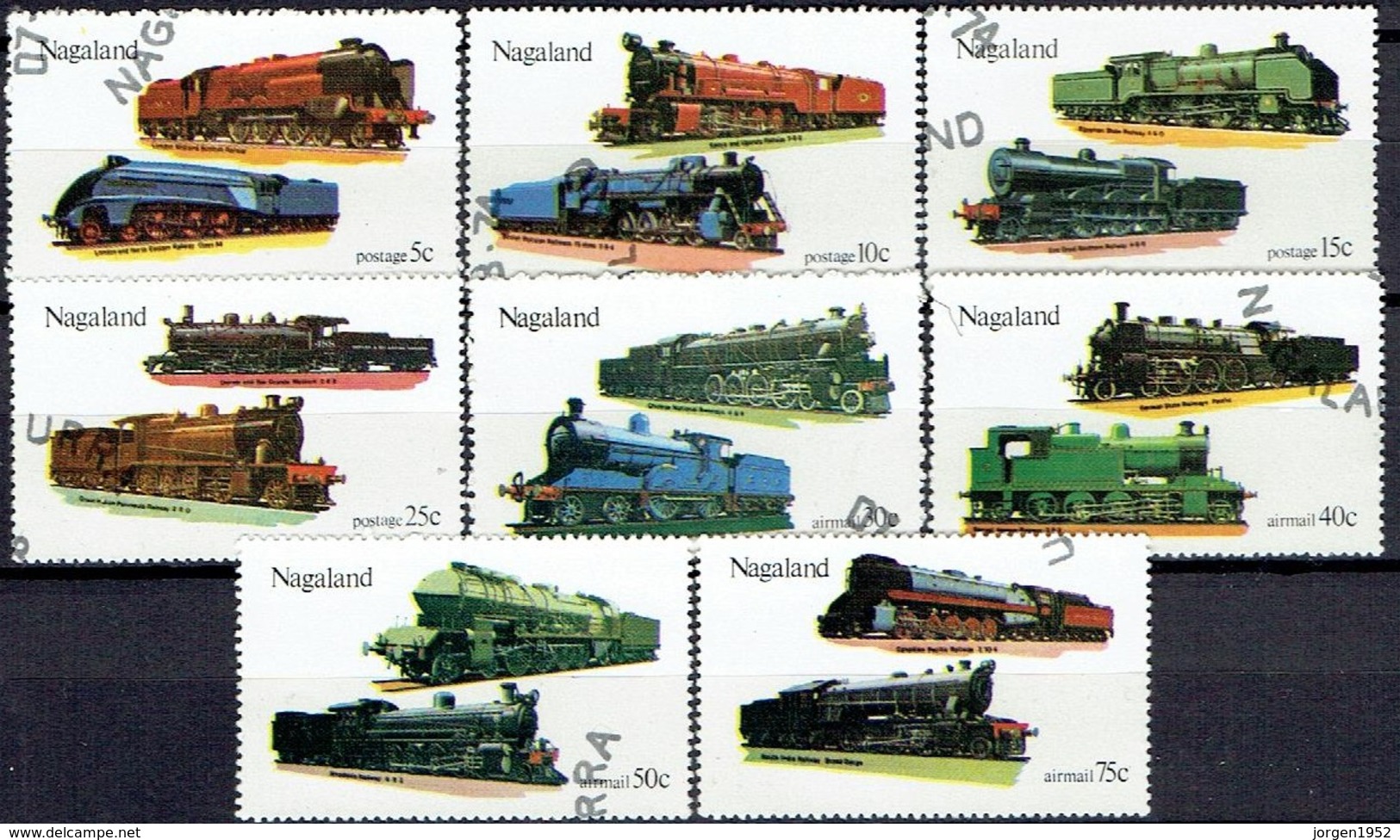 NAGALAND#  FROM 1974 - Timbres De Bienfaisance