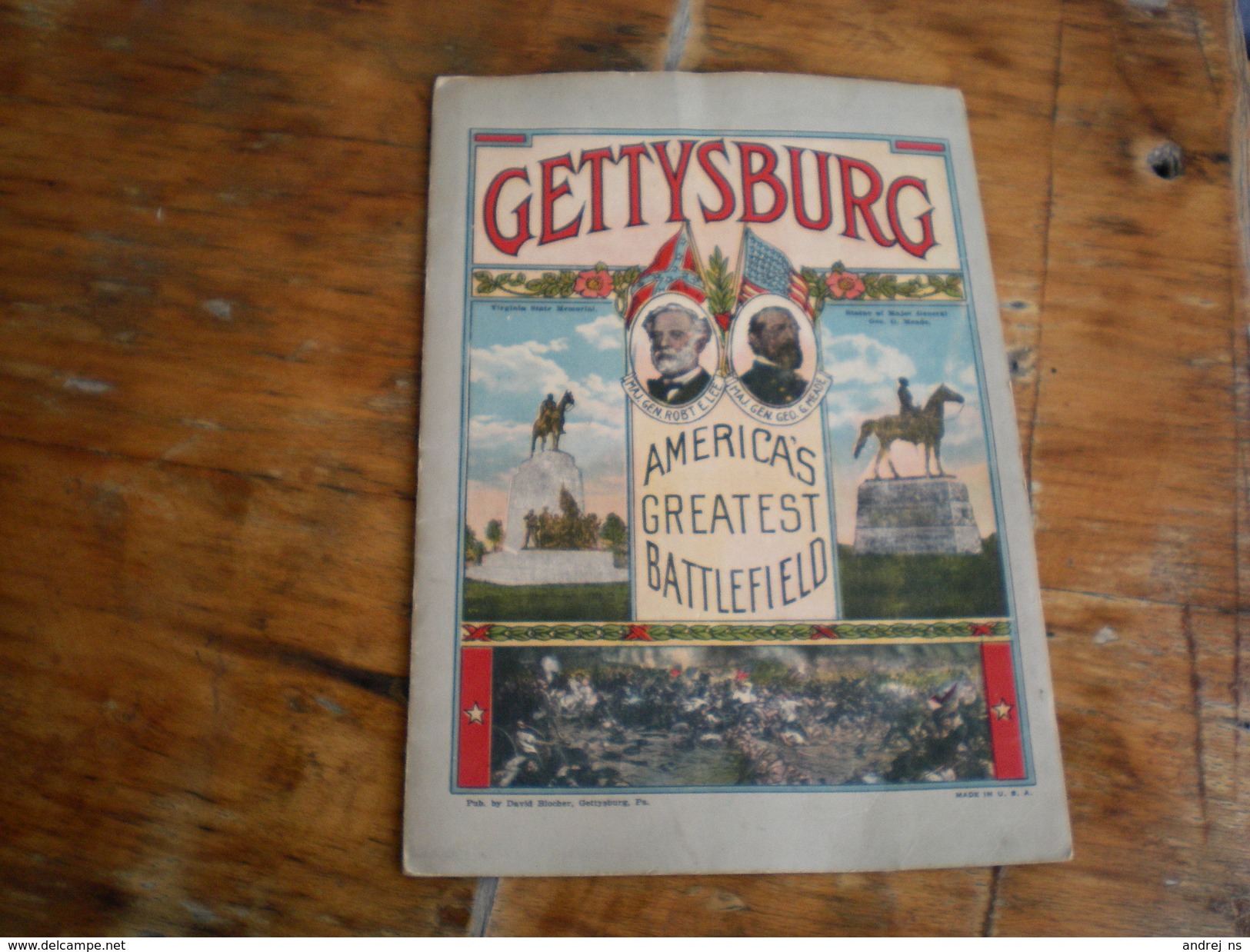 Gettysburg Americas Greatest Battlefield  Made In USA - Altri & Non Classificati