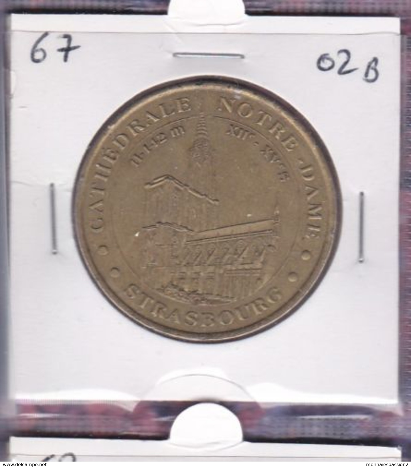 Monnaie De Paris : Cathédrale Notre Dame De Strasbourg - 2002 - 2002