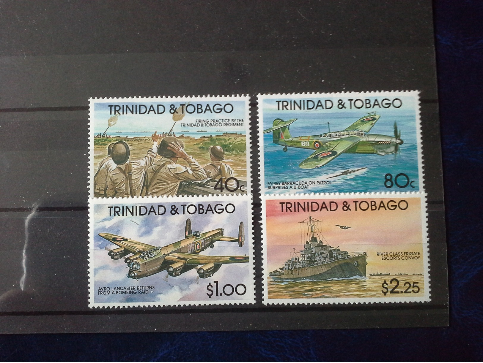 Trinidad & Tobago 1991 50th Anniv Of Second World War SG/NO 803/6 MNH - Trinidad & Tobago (1962-...)