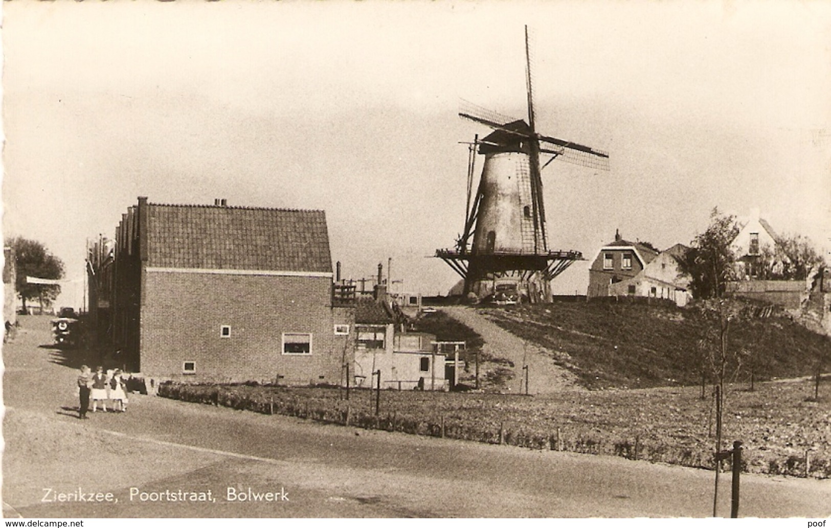 Zierikzee : Poortstraat , Bolwerk  --- Windmolen - Zierikzee