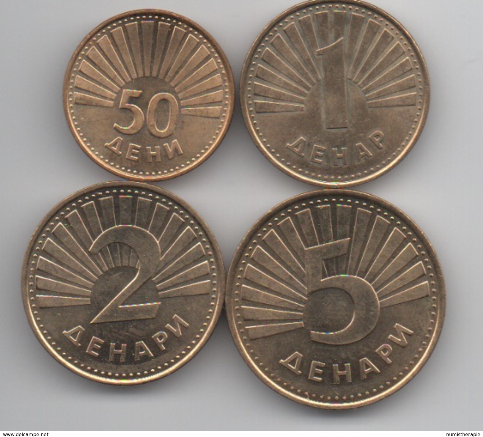 Macédoine : Lot De 4 Pièces 1993-2006 UNC - Macédoine Du Nord