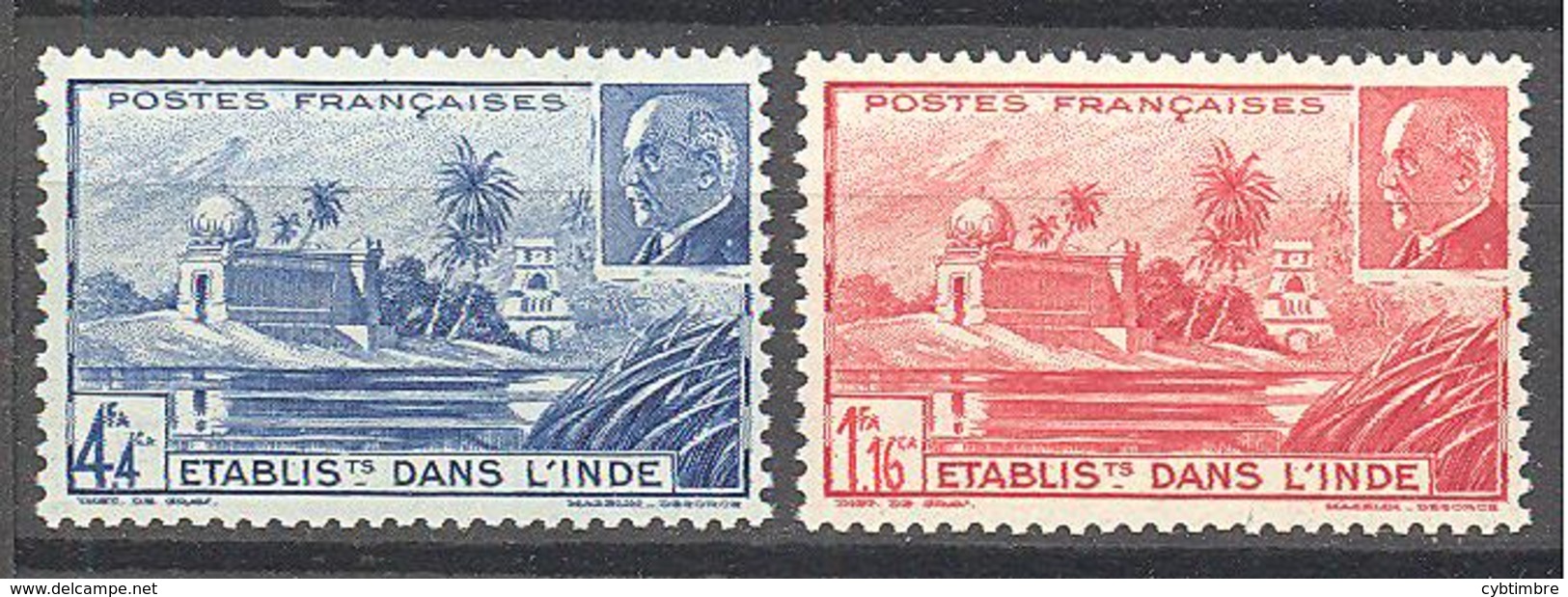 Inde: Yvert 126/127** - Unused Stamps