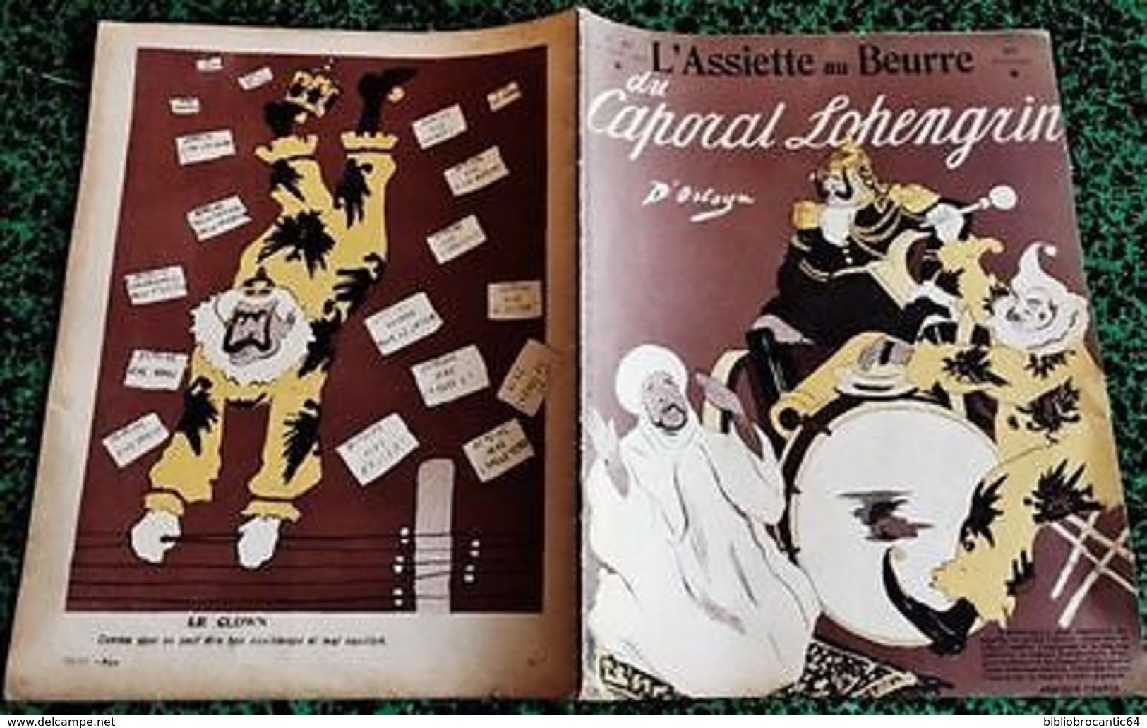 Revue*L'ASSIETTE AU BEURRE*n°212-24/04/1905"DU CAPORAL LOHENGRIN" Ill.P/D'ORTOYA - Autres & Non Classés