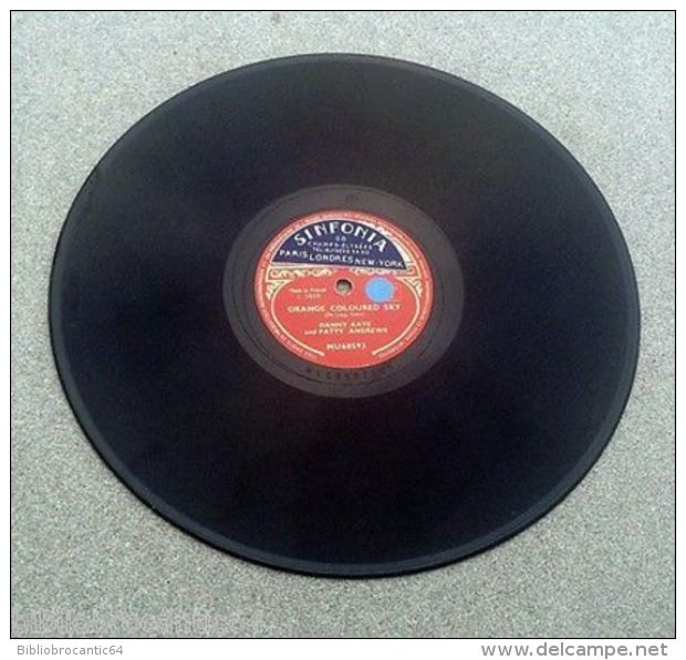 78 Tours" THE ANDREWS SISTERS And DANNY KAYE  "  < DECCA  L 5858/L5559 - 78 Rpm - Schellackplatten