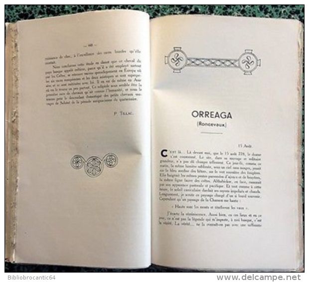 * GURE HERRIA * 09-10/1934 < donibaneko predikua // Orreaga // Petits chevaux basques //etc....