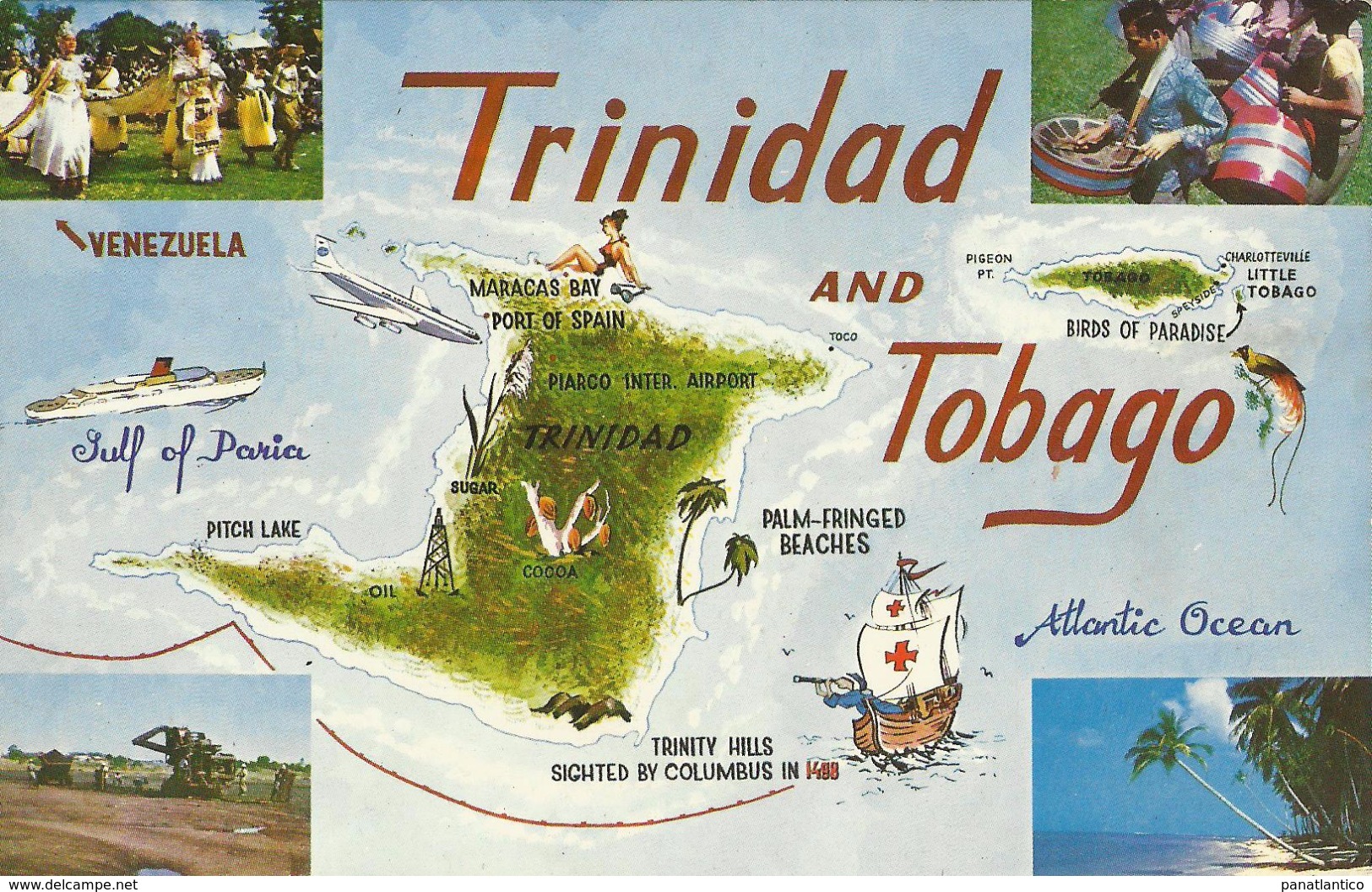 TRINIDAD AND TOBAGO, MAPA  [39853] - Trinidad