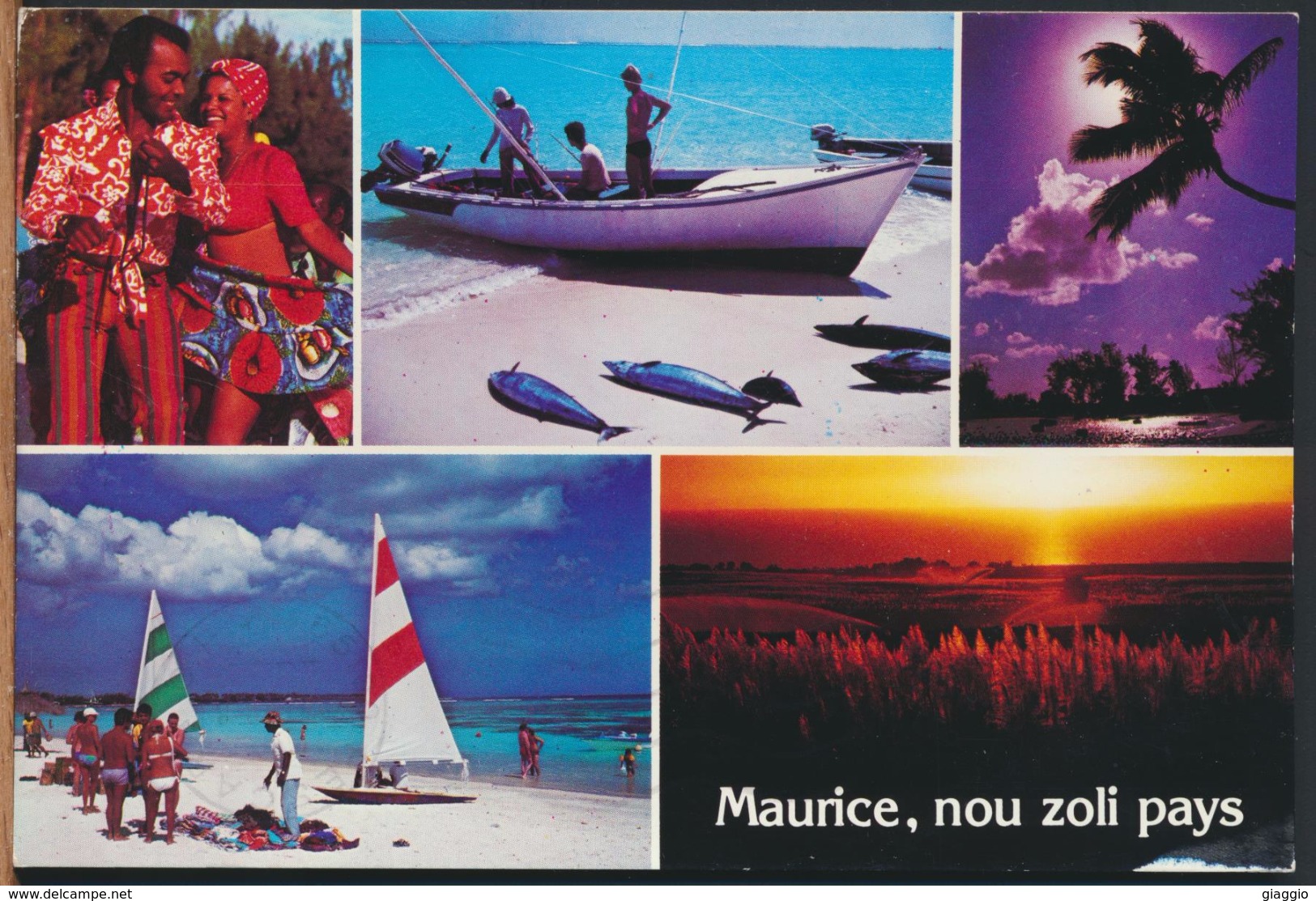 °°° 481 - MAURITIUS - VIEWS - 1989 With Stamps °°° - Mauritius