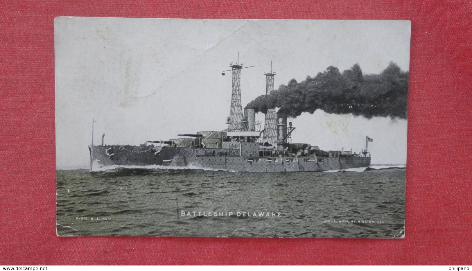 Battleship Delaware ----ref 2479 - Krieg