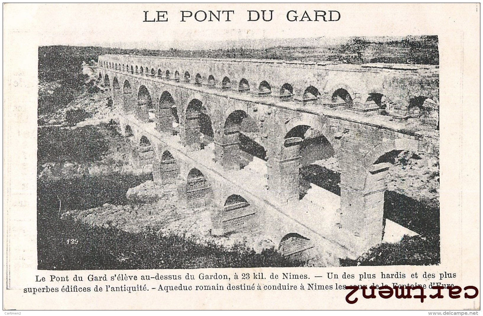 PUBLICITE VIGNOBLE DE SAINT-ESTEPHE LOUIS SOULIER VERGEZE PONT-DU-GARD VIN VITICULTURE EAU DE VIE ALCOOL 30 - Vergèze