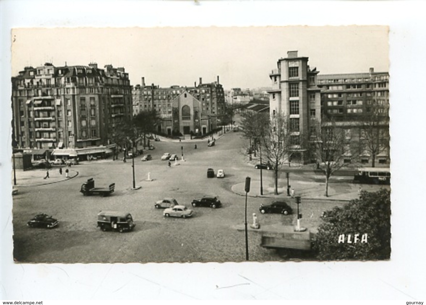 Paris : Cours De Vincennes, église Saint Gabriel, Lycée Hélène Boucher (n°227 Alfa) - Distrito: 20