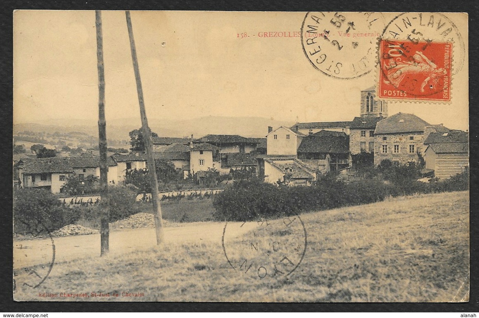 GREZOLLES Vue Générale (Charpenet) Loire (42) - Sonstige & Ohne Zuordnung