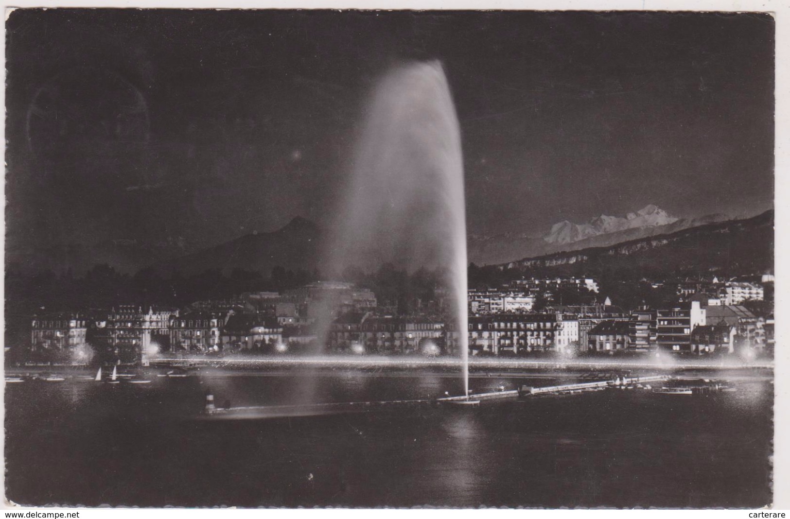 SUISSE,SWISS,SWITZERLAND,SCHWEIZ,SVIZZERA,GENEVE,LAC,NUIT,JET D'EAU - Genève