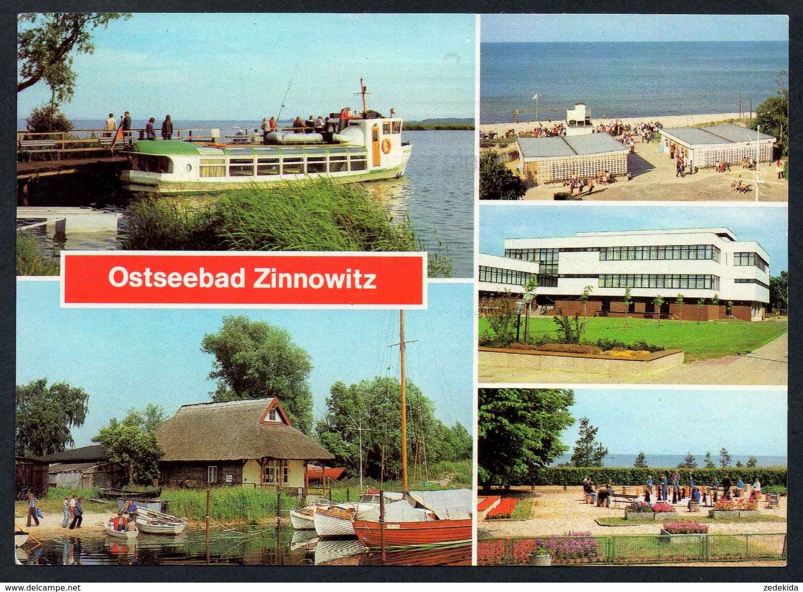 A0266 - Alte MBK Ansichtskarte - Zinnowitz - FDGB Ferienheim - Zinnowitz