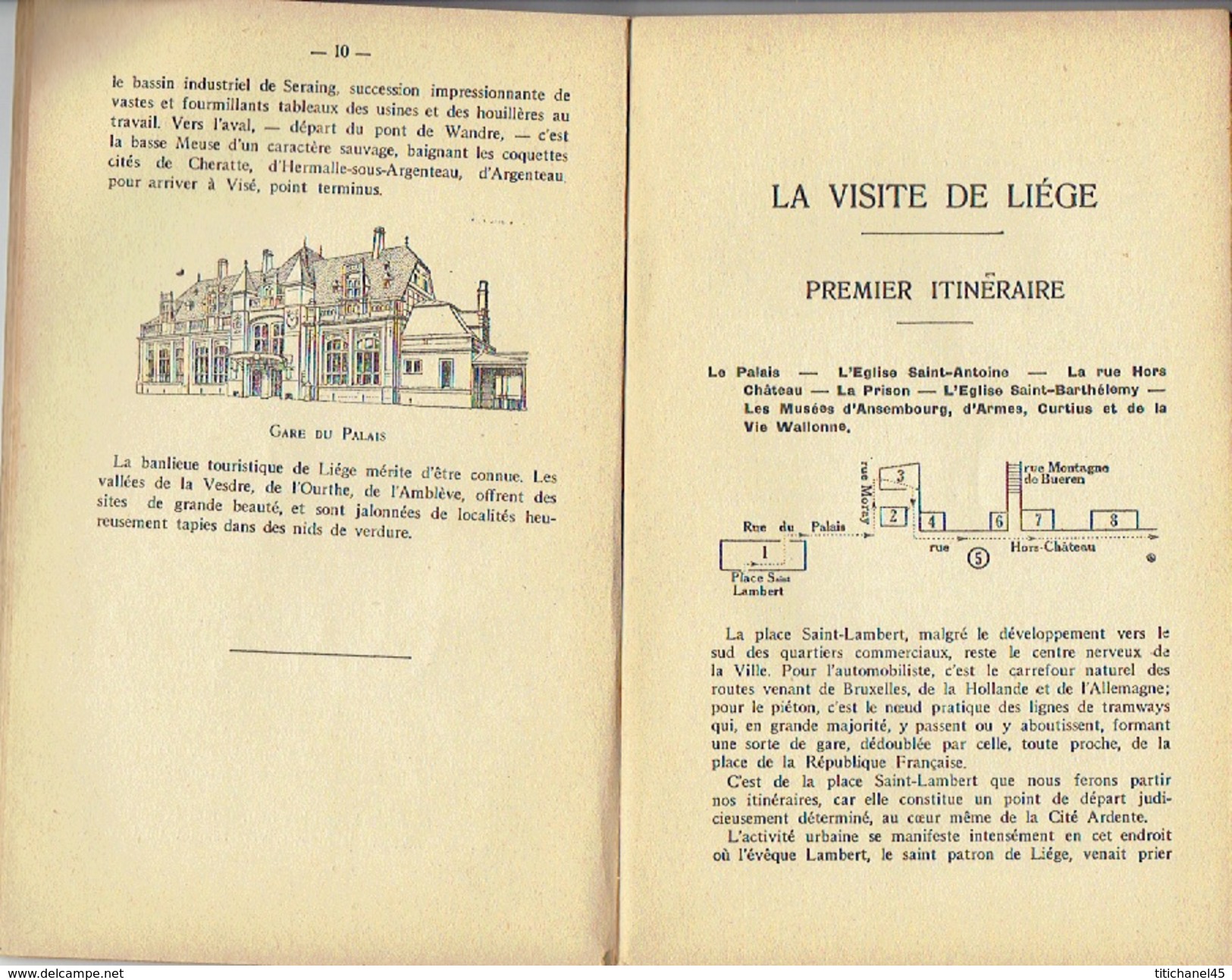 LIEGE GUIDE ILLUSTRE DE LA VILLE édité En 1930 à L'occasion De L'EXPOSITION DES SCIENCES DE LA GRANDE INDUSTRIE - Belgique