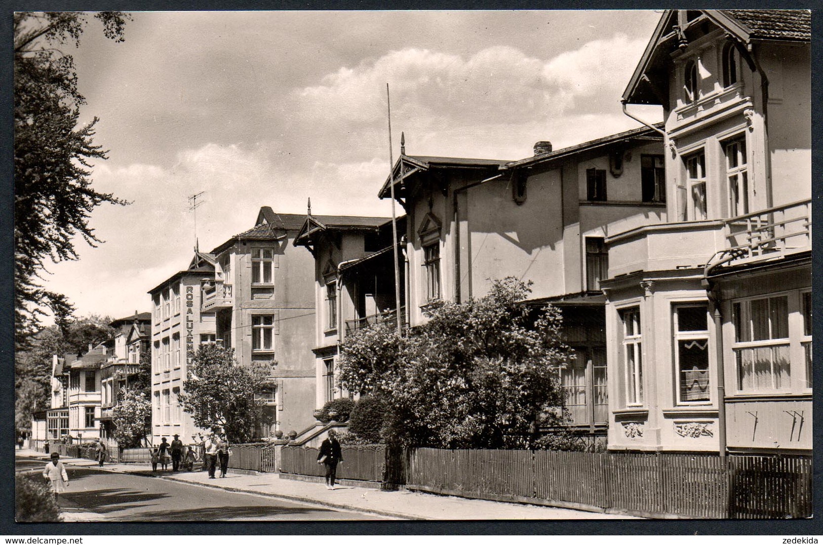 A0271 - Alte Foto Ansichtskarte - Graal Müritz - Rosa Luxemburg Straße - Schlegel - Gel - Graal-Müritz