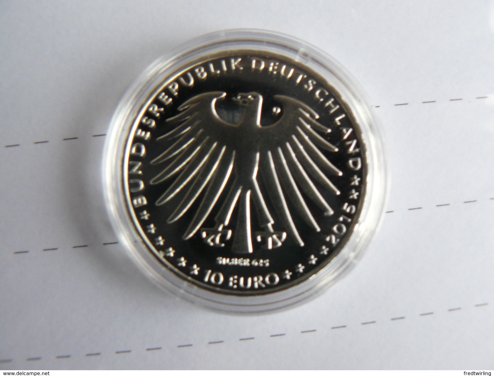 PIECE 10 EUROS ARGENT NEUVE  2015 ALLEMAGNE - Andere & Zonder Classificatie