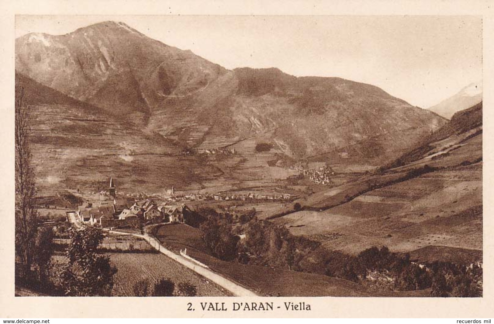 Valle De Aran Viella Vista Panoramica - Lérida