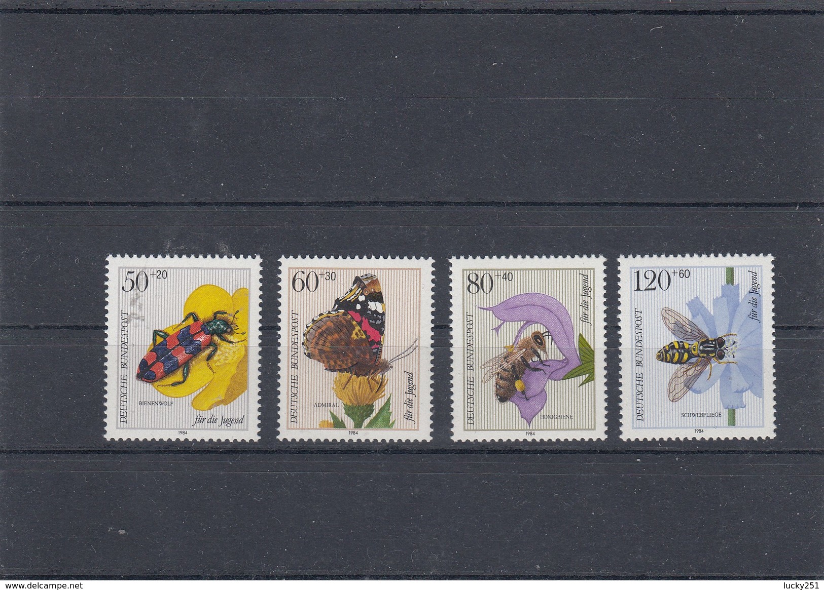 Allemagne Fédérale - Neufs** - Année 1984 - Insectes Divers - YT 1034/1037 - Ungebraucht