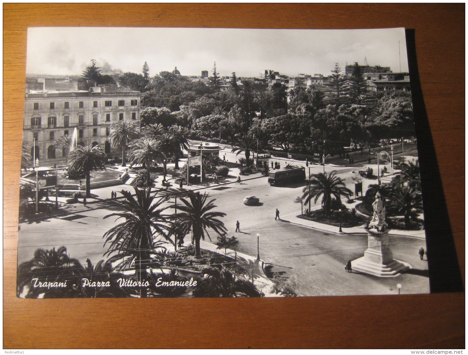 TRAPANI PIAZZA VITTOTRIO EMANUELE ANIMATA TRAM  B -   113 - Trapani