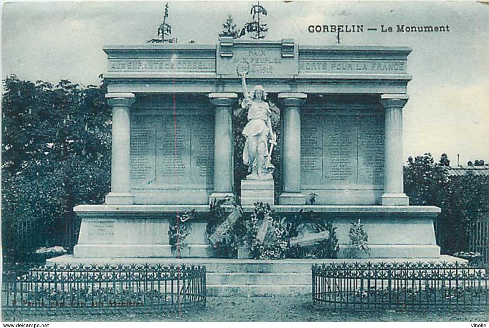 A-17-2154 : MONUMENT AUX MORTS DE LA GRANDE-GUERRE 1914-1918.  CORBELIN - Corbelin