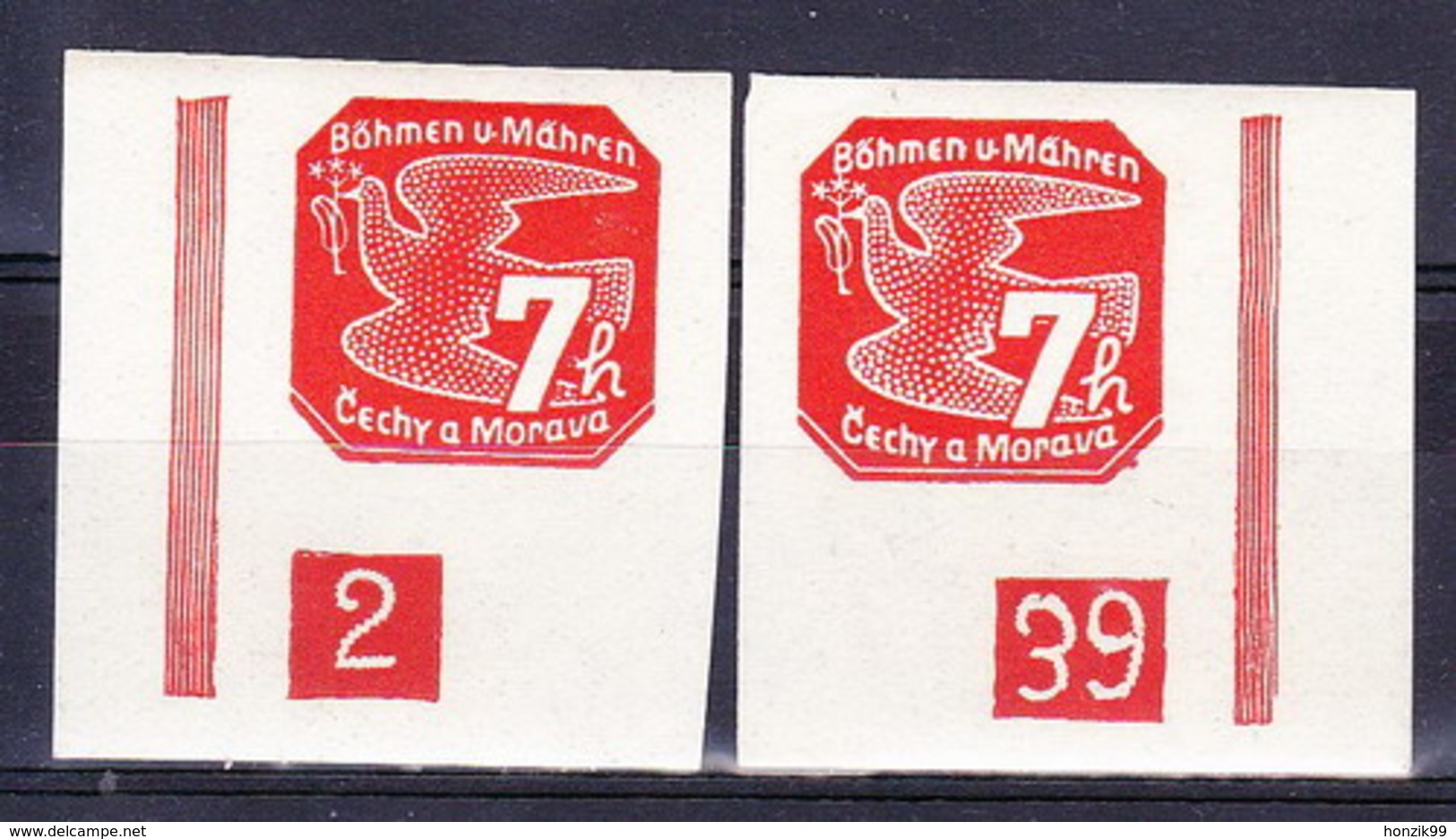 Boheme Et Moravie 1939 Mi 44 (Yv TPJ 3), (MNH) ** - Unused Stamps
