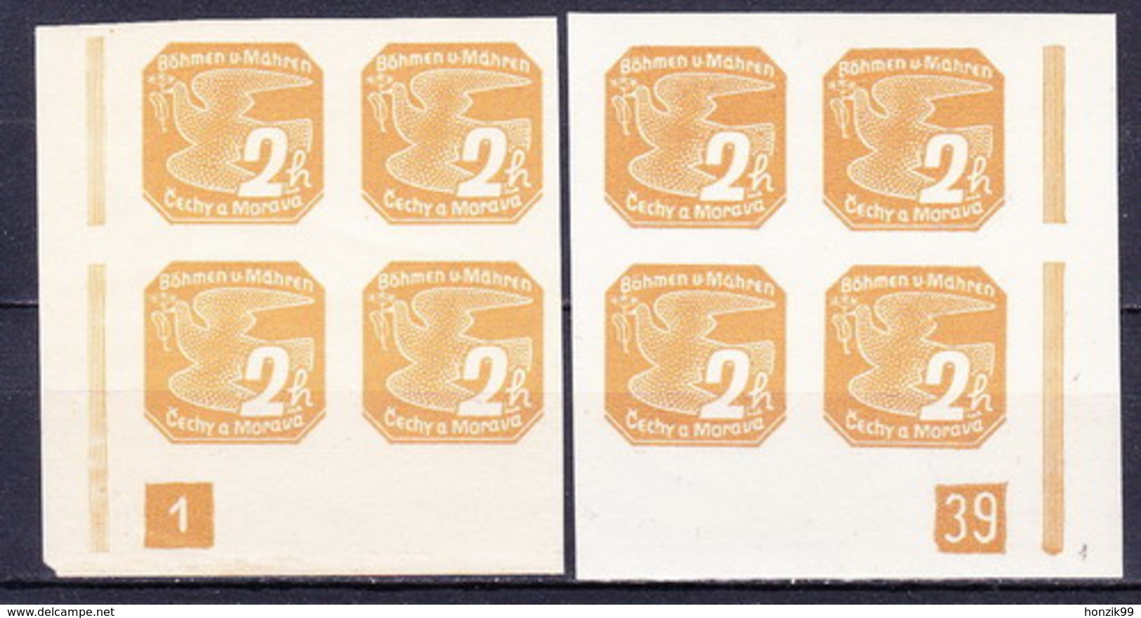 Boheme Et Moravie 1939 Mi 42 (Yv TPJ 1), (MNH) ** - Unused Stamps