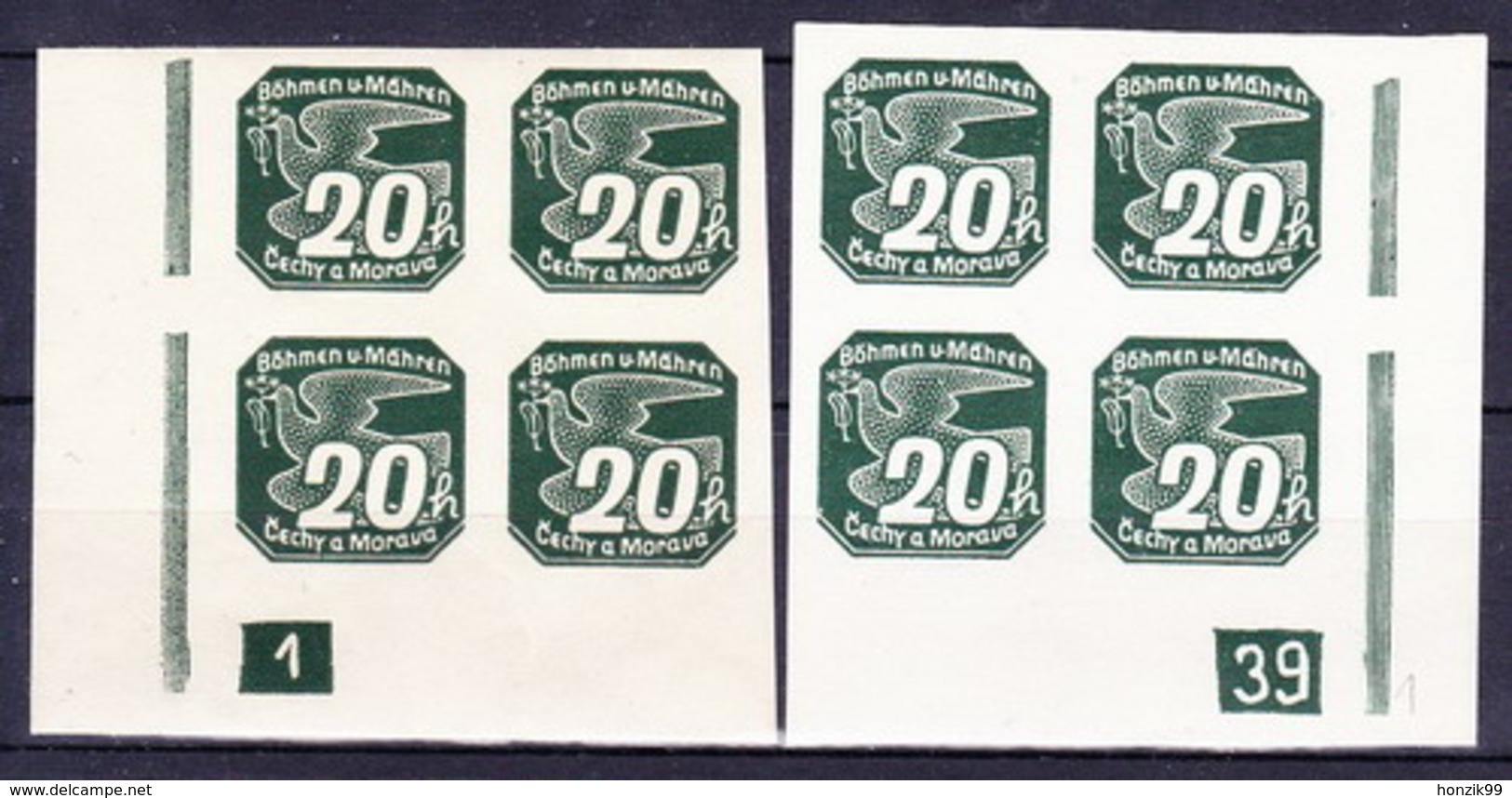 Boheme Et Moravie 1939 Mi 48 (Yv TPJ 7), (MNH) ** - Unused Stamps