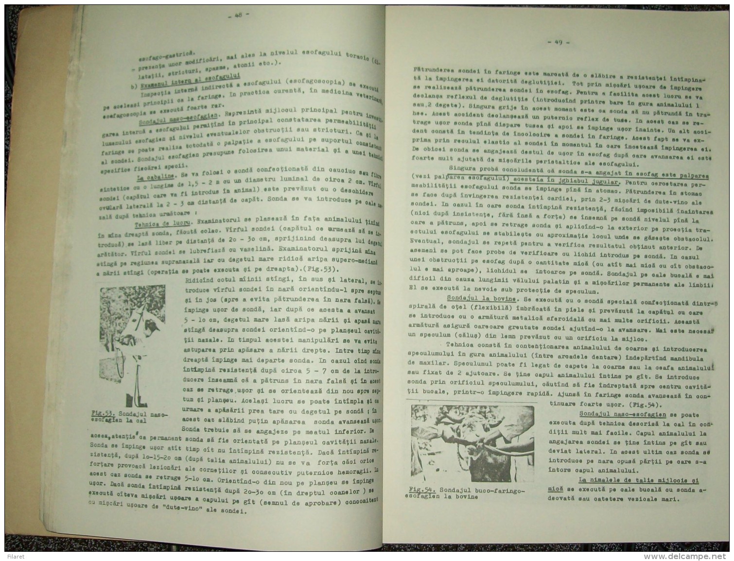 ROMANIA ,VET/VETERINARY  LESSONS-1970/1973 PERIOD - Práctico