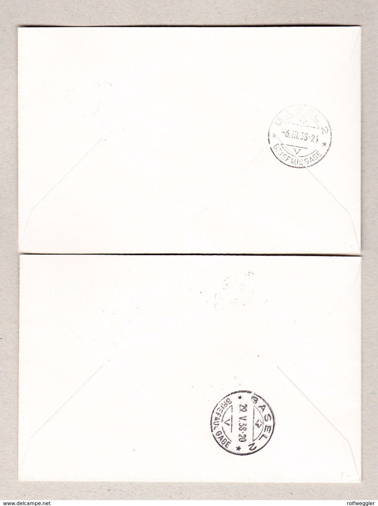 Schweiz Lot Von 2 R-Briefe Pro Juventute Mit Blockausschnitt J83I Und J84I - Lettres & Documents