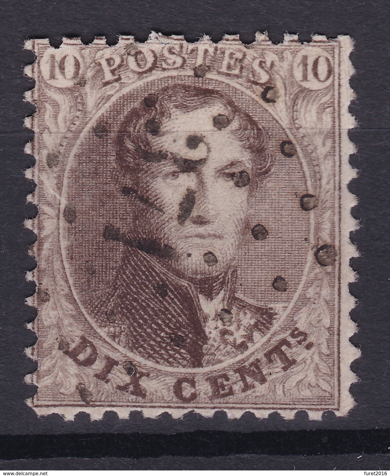 N° 14 A LP 371 SAINT GILLES BRUXELLES - 1863-1864 Médaillons (13/16)