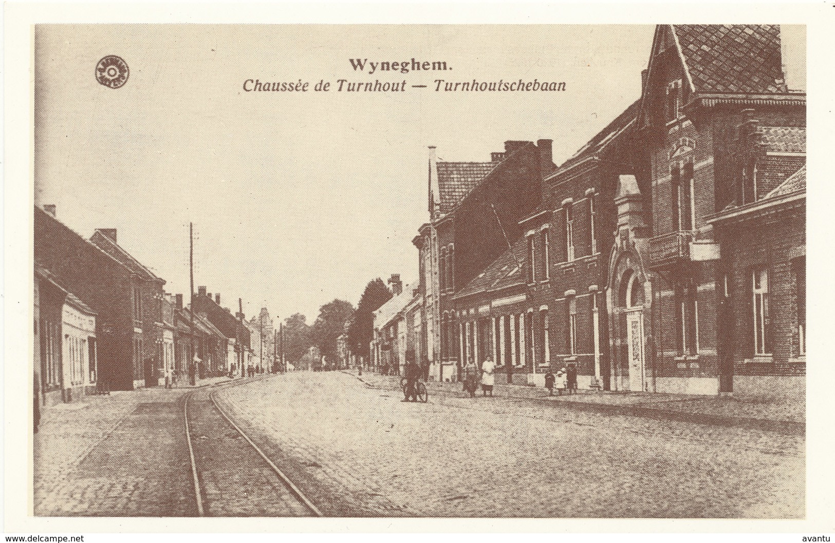 WIJNEGEM / TURNHOUTSE BAAN / TRAMLIJN  / REPRO KAART - Wijnegem